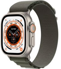 Apple Watch Ultra GPS + Cellular, 49 мм, корпус из титана, ремешок Alpine зеленого цвета, размер S,M,L